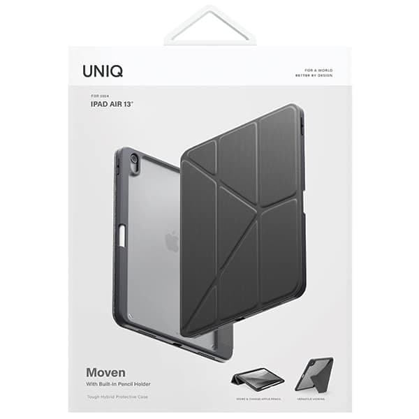 UNIQ θήκη Moven για iPad Air 13" (2024) γκρι/charcoal grey 7