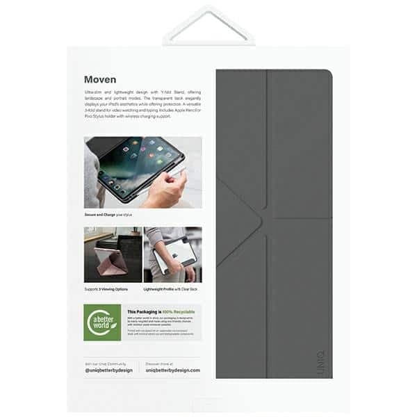 UNIQ θήκη Moven για iPad Air 13" (2024) γκρι/charcoal grey 8