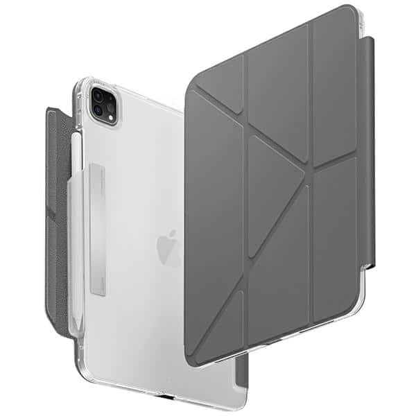 UNIQ θήκη Camden Click για iPad Pro 13" (2024) γκρι/ρινός γκρι