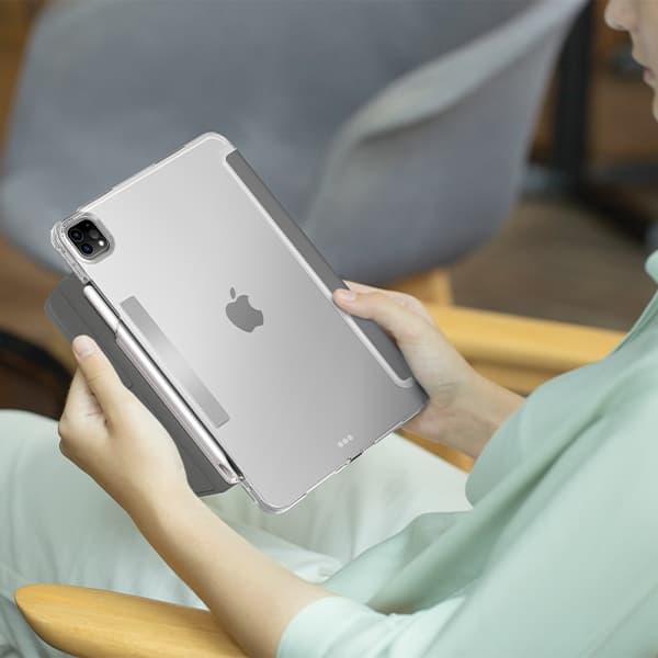 UNIQ θήκη Camden Click για iPad Pro 13" (2024) γκρι/ρινός γκρι 4