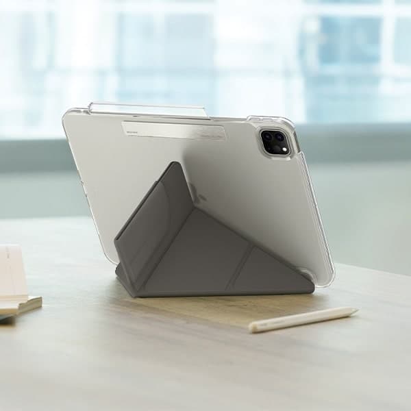 UNIQ θήκη Camden Click για iPad Pro 13" (2024) γκρι/ρινός γκρι 6