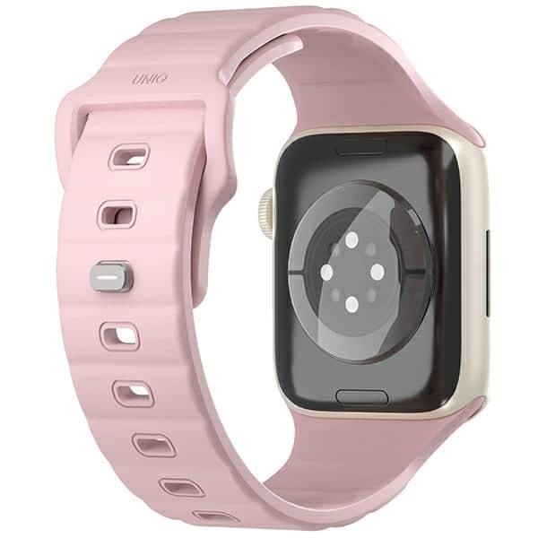 UNIQ pasek Stride Apple Watch Series 1/2/3/4/5/6/7/8/9/SE/SE2 38/40/41mm FKM Rubber Strap różowy/pale pink 2