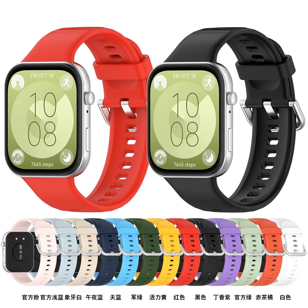 Techsuit Watchband (W061) - θήκη για Huawei Watch Fit 3 / 4 Pro - Πράσινο 5