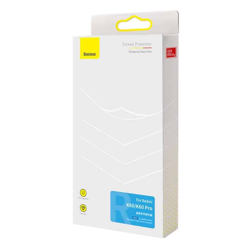 Baseus Προστατευτικό Οθόνης Tempered Glass για Redmi K60/K60 Pro (Διαφανές) 4