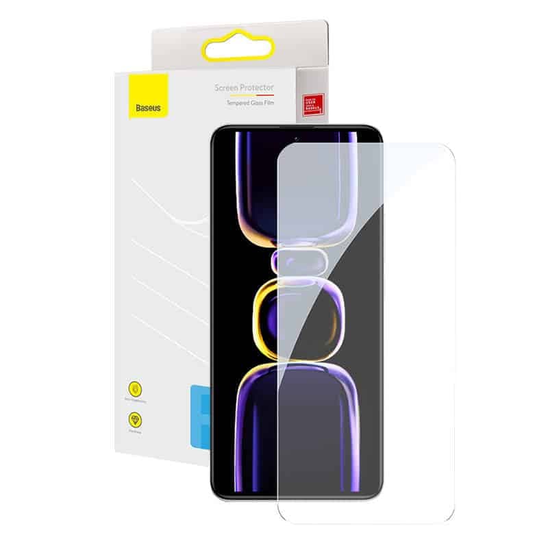 Baseus Προστατευτικό Οθόνης Tempered Glass για Redmi K60/K60 Pro (Διαφανές)