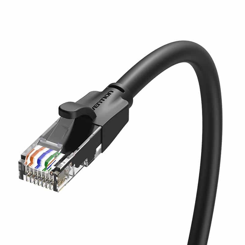 Vention IBEBF UTP CAT6 καλώδιο δικτύου RJ45 Ethernet 1000Mbps 1m μαύρο 5