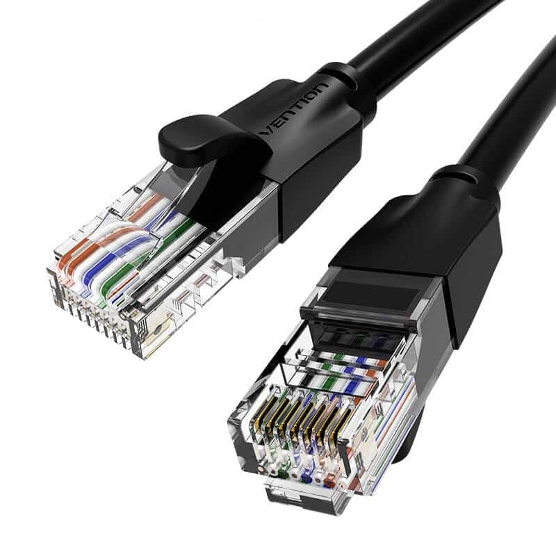Vention IBEBF UTP CAT6 καλώδιο δικτύου RJ45 Ethernet 1000Mbps 1m μαύρο 6