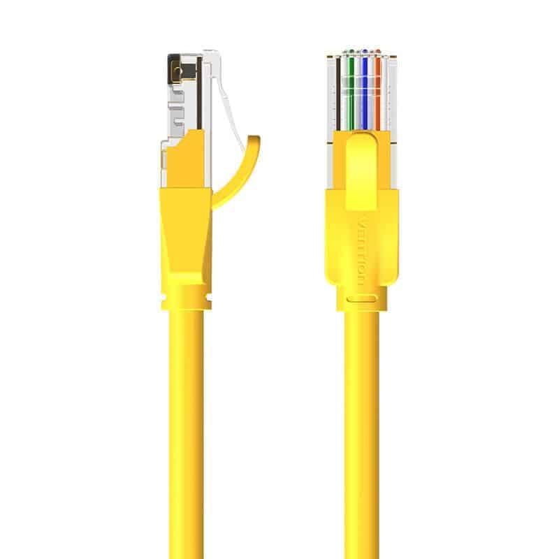 Καλώδιο Δικτύου UTP CAT6 Vention IBEYH RJ45 Ethernet 1000Mbps 2m Κίτρινο