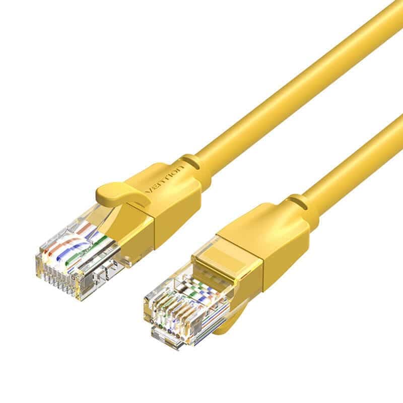 Καλώδιο Δικτύου UTP CAT6 Vention IBEYH RJ45 Ethernet 1000Mbps 2m Κίτρινο 3