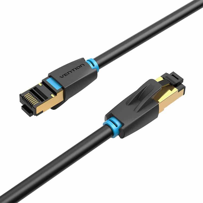Καλώδιο Δικτύου CAT8 SFTP Vention IKABF RJ45 Ethernet 40Gbps 1m Μαύρο 3