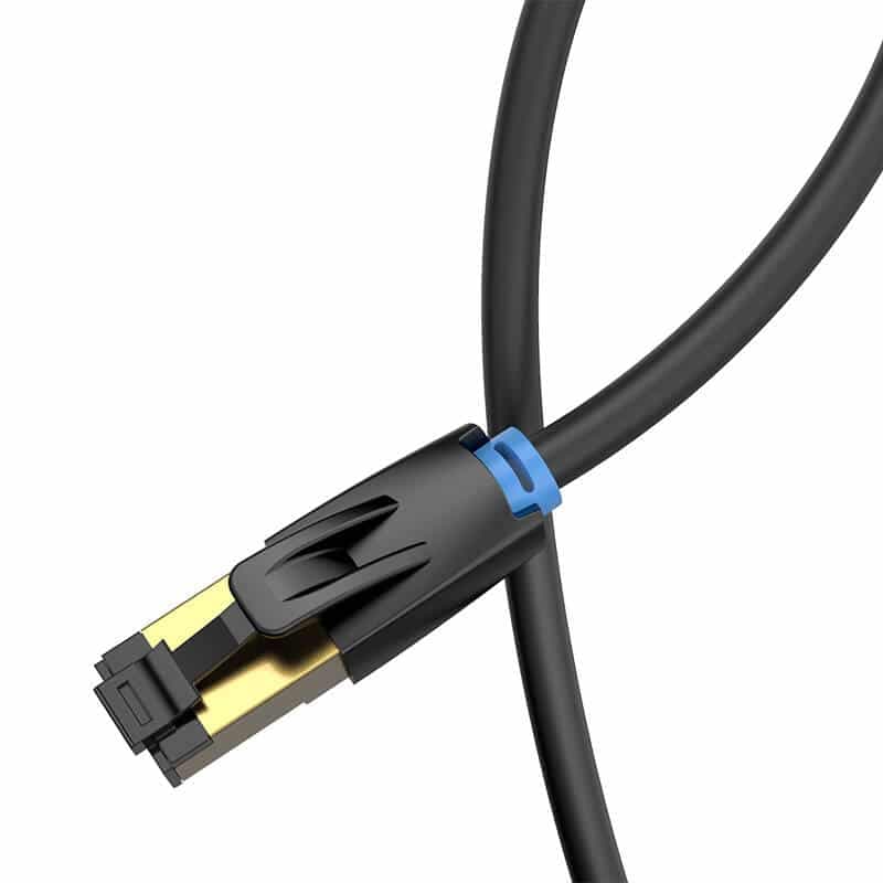 Καλώδιο Δικτύου CAT8 SFTP Vention IKABF RJ45 Ethernet 40Gbps 1m Μαύρο 4