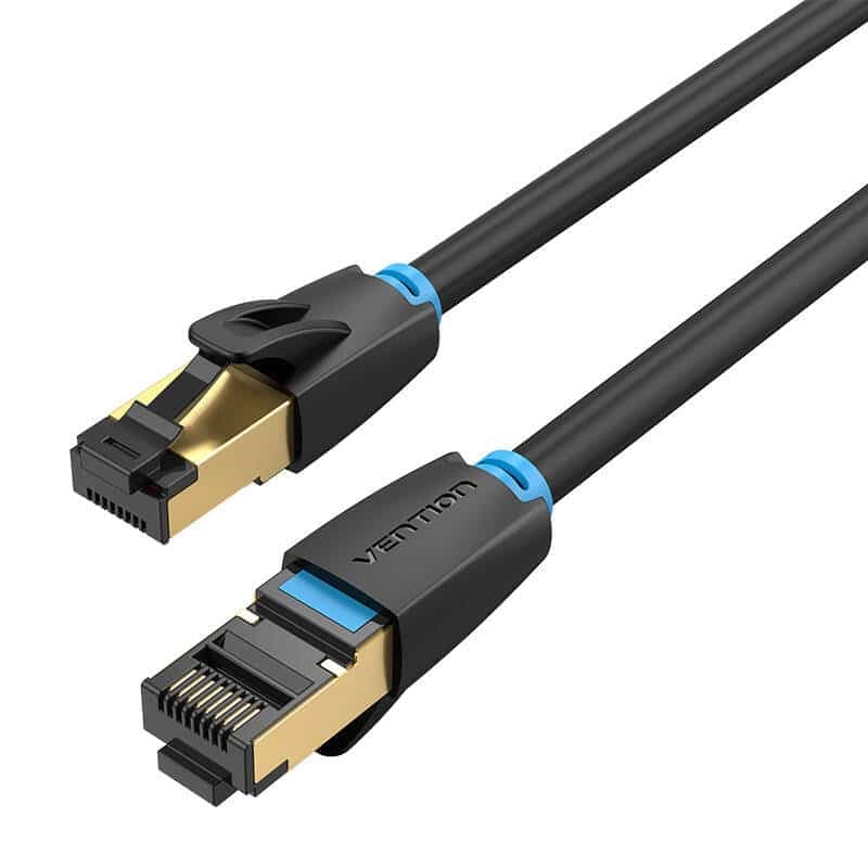 Καλώδιο Δικτύου CAT8 SFTP Vention IKABF RJ45 Ethernet 40Gbps 1m Μαύρο 5