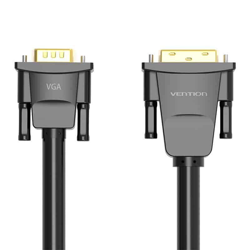 Vention EABBG Καλώδιο DVI (24+1) σε VGA 1,5m, 1080P 60Hz (μαύρο)