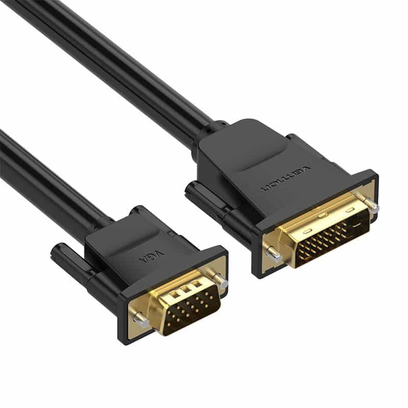 Vention EABBG Καλώδιο DVI (24+1) σε VGA 1,5m, 1080P 60Hz (μαύρο) 4