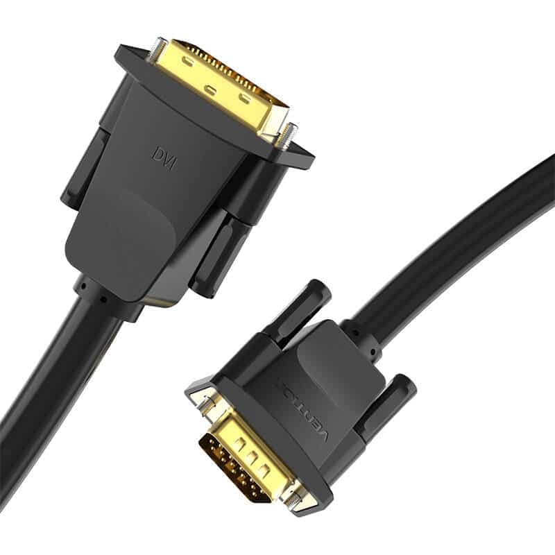 Vention EABBG Καλώδιο DVI (24+1) σε VGA 1,5m, 1080P 60Hz (μαύρο) 5