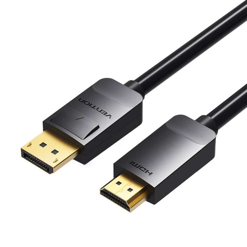 Vention DisplayPort 1.2 σε HDMI 1.4 Καλώδιο 3m HADBI 1080P 60Hz (Μαύρο)