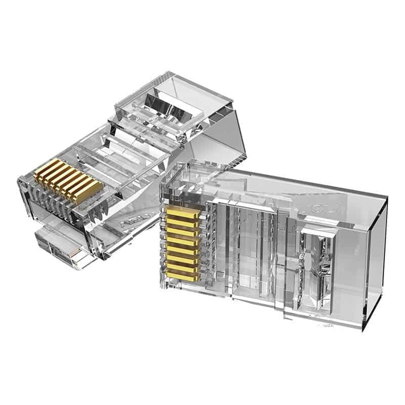 Vention Modular Plug RJ45 Cat.5E UTP Connector Διαφανές, 50 τεμάχια 3