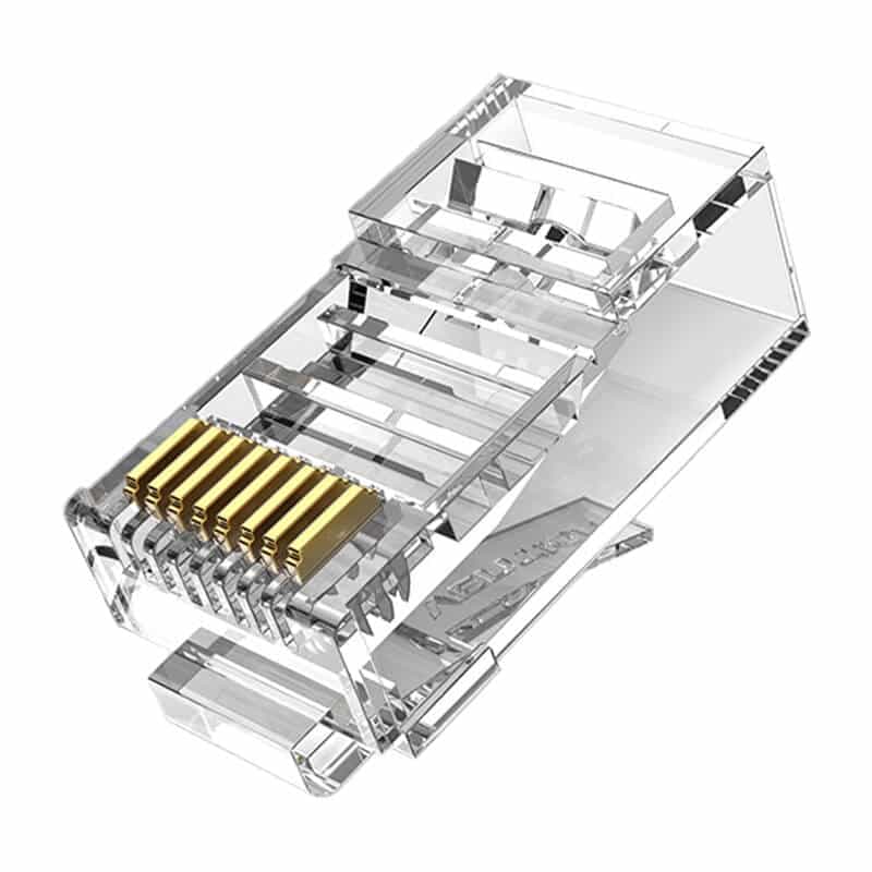 Vention Modular Plug RJ45 Cat.5E UTP, διαφανές, 100 τεμάχια