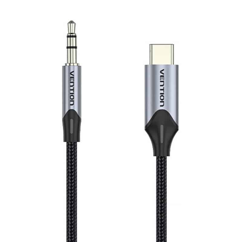 Καλώδιο Ήχου USB-C σε 3,5mm mini jack 1m μαύρο