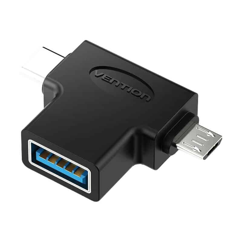 Vention CDIB0 Προσαρμογέας OTG USB 3.0 σε USB-C και Micro USB 2