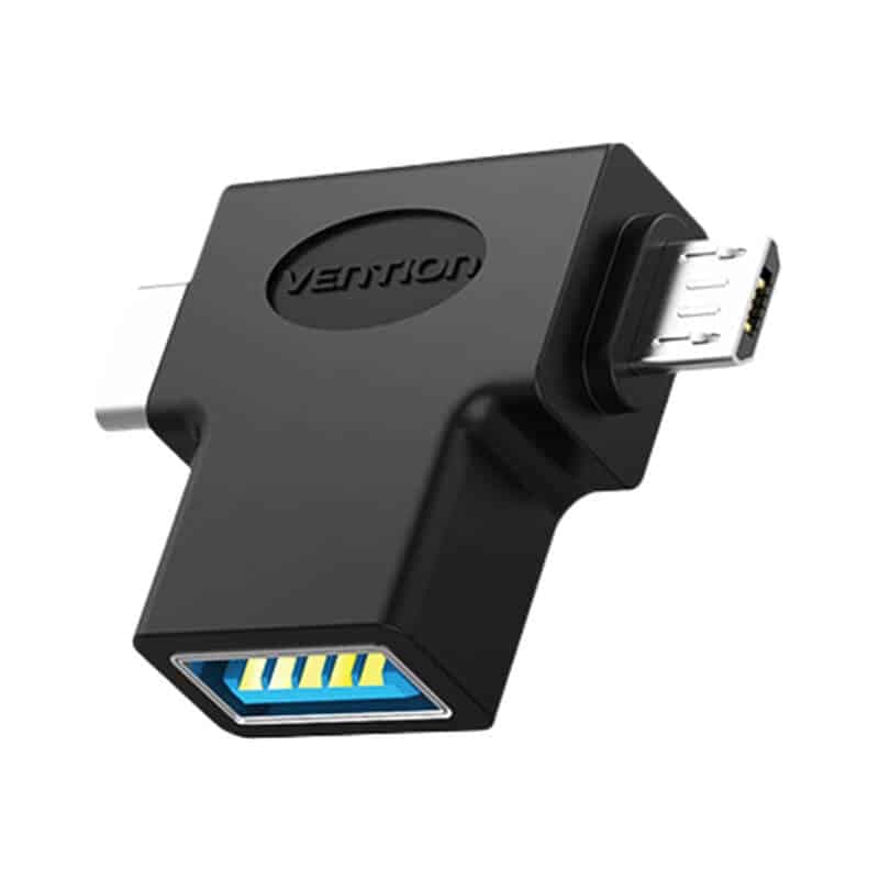Vention CDIB0 Προσαρμογέας OTG USB 3.0 σε USB-C και Micro USB 3