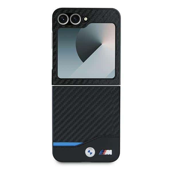 BMW Carbon Blue Line - θήκη για Samsung Galaxy Z Flip6 - Μαύρο 2