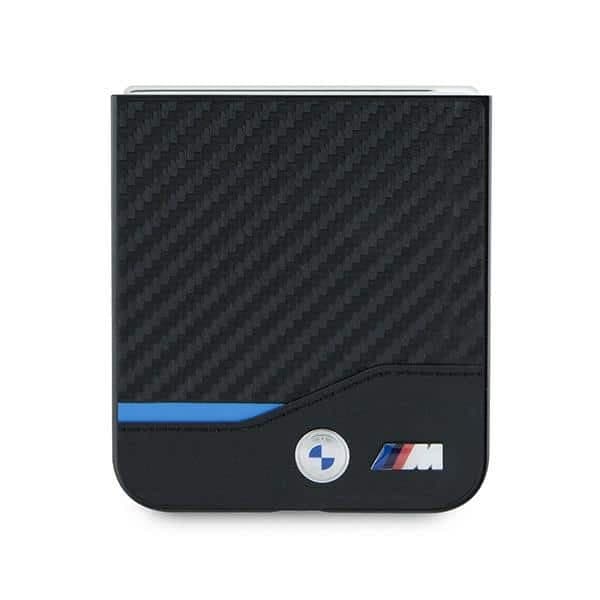 BMW Carbon Blue Line - θήκη για Samsung Galaxy Z Flip6 - Μαύρο 5