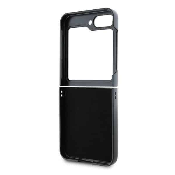 DKNY Repeat Pattern Bottom Stripe - θήκη για Samsung Galaxy Z Flip6 - Καφέ 7