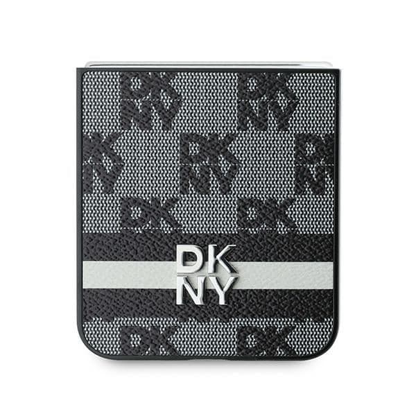 DKNY Καρό μοτίβο - θήκη για Samsung Galaxy Z Flip6 - Μαύρο 5