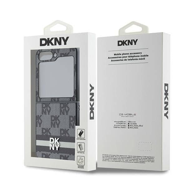 DKNY Καρό μοτίβο - θήκη για Samsung Galaxy Z Flip6 - Μαύρο 8
