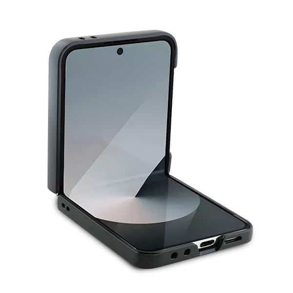 DKNY Καρό μοτίβο Τυπωμένες ρίγες - θήκη για Samsung Galaxy Z Flip6 - Ροζ 4