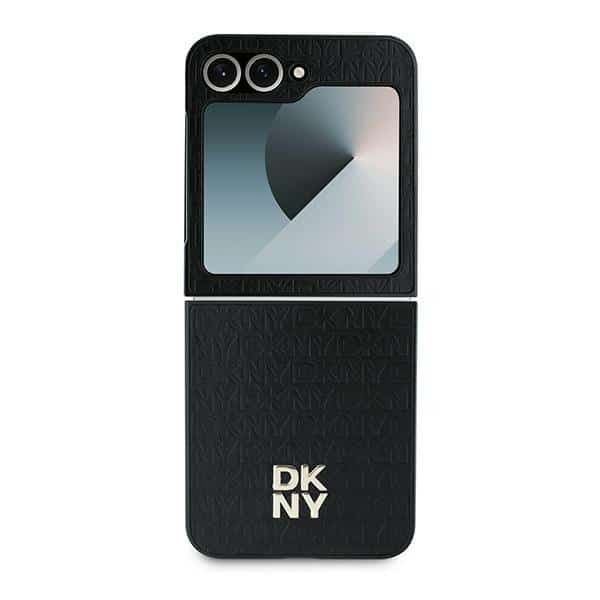 DKNY Repeat Pattern Stack Logo - θήκη για Samsung Galaxy Z Flip6 - Μαύρο 2