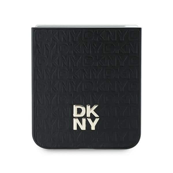 DKNY Repeat Pattern Stack Logo - θήκη για Samsung Galaxy Z Flip6 - Μαύρο 5