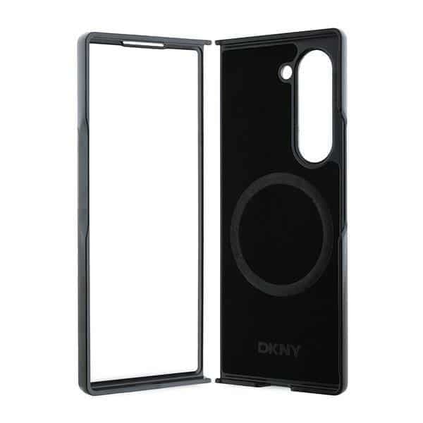 DKNY Repeat Pattern Bottom Stripe - θήκη για Samsung Galaxy Z Fold6 - Καφέ 6