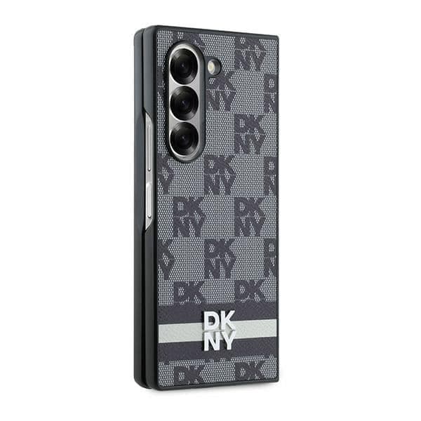 DKNY Checkered Pattern & Printed Stripes - θήκη για Samsung Galaxy Z Fold6 F956 - Μαύρο 5