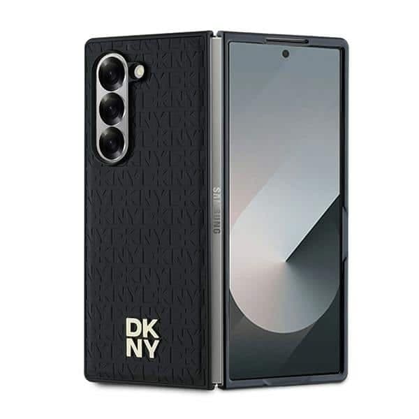 DKNY Repeat Pattern Stack Logo - θήκη για Samsung Galaxy Z Fold6 - Μαύρο