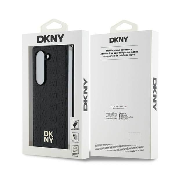 DKNY Repeat Pattern Stack Logo - θήκη για Samsung Galaxy Z Fold6 - Μαύρο 7