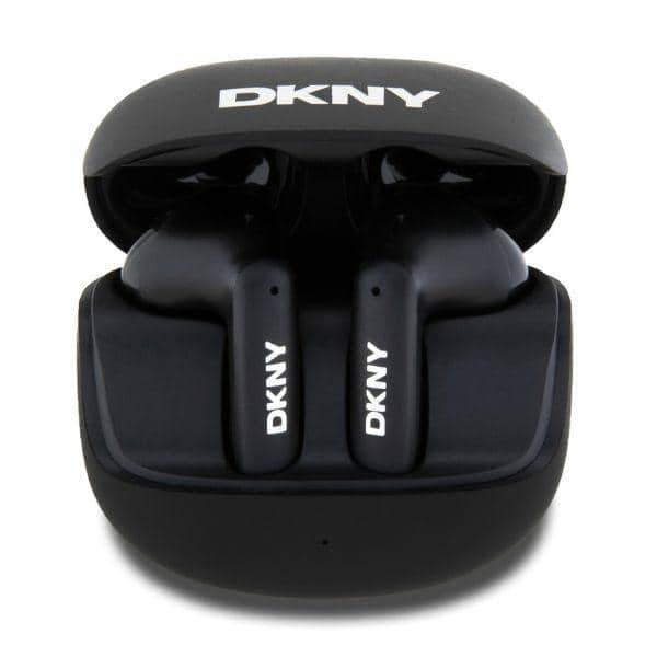DKNY ασύρματα ακουστικά Bluetooth DKTWST6AEHLK TWS BT με σατινέ φινίρισμα μαύρο