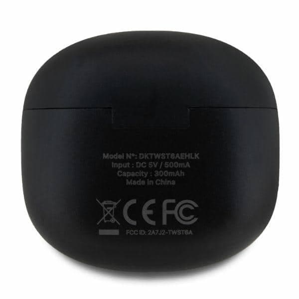 DKNY ασύρματα ακουστικά Bluetooth DKTWST6AEHLK TWS BT με σατινέ φινίρισμα μαύρο 4