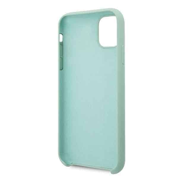 Guess Silicone Vintage Gold Logo - θήκη για Apple iPhone 11 Pro - Πράσινο 4