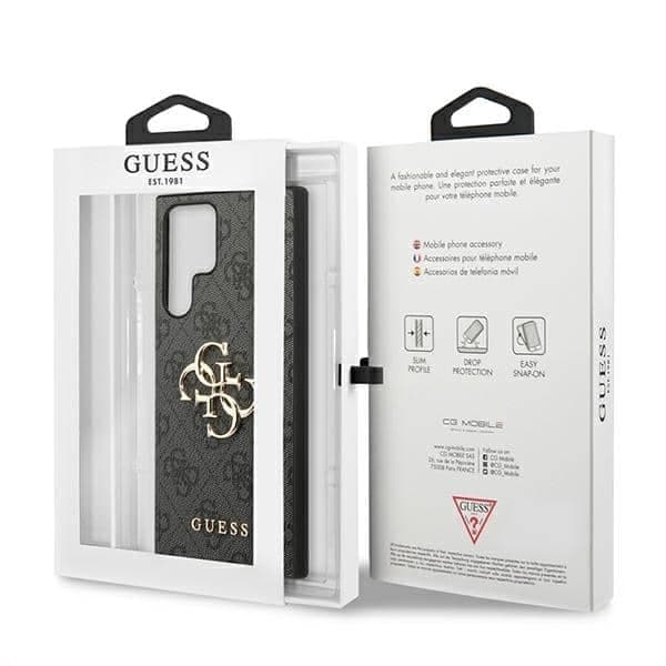 Guess - Big Metal Logo - Samsung Galaxy S22 Ultra 5G - Γκρι 8