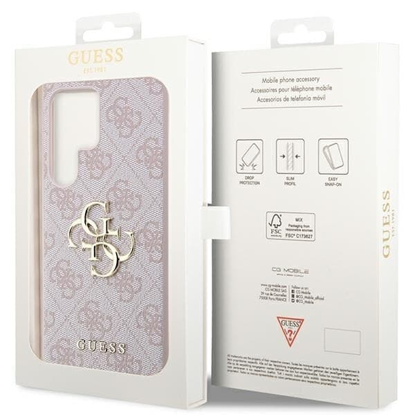 Guess - Big Metal Logo - Samsung Galaxy S23 Ultra - Ροζ 8