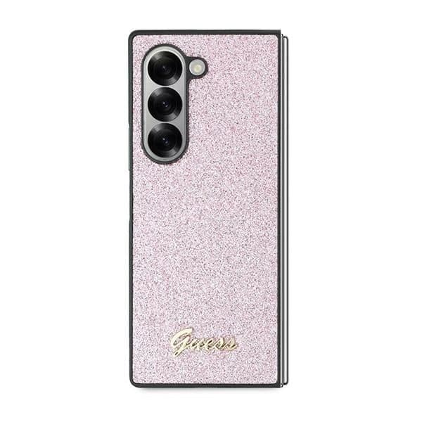 Guess Glitter Script - θήκη για Samsung Galaxy Z Fold6 - Ροζ 2