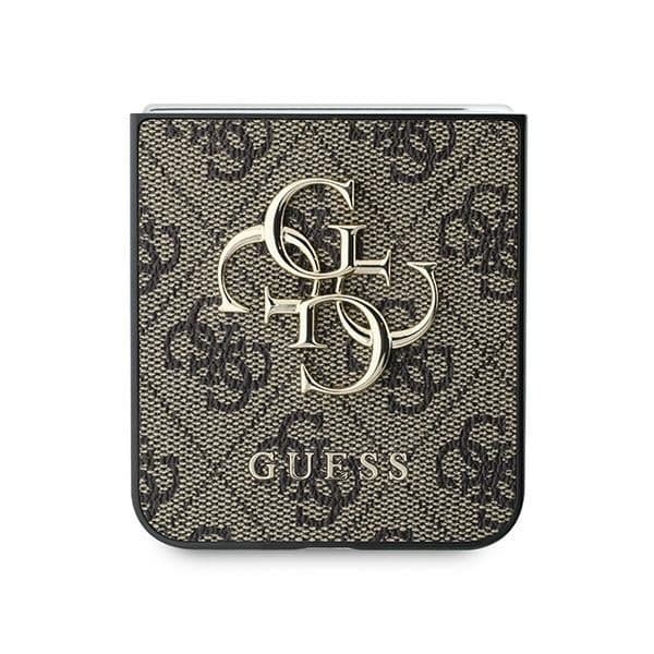 Guess Metal Logo - θήκη για Samsung Galaxy Z Flip6 - Καφέ 5