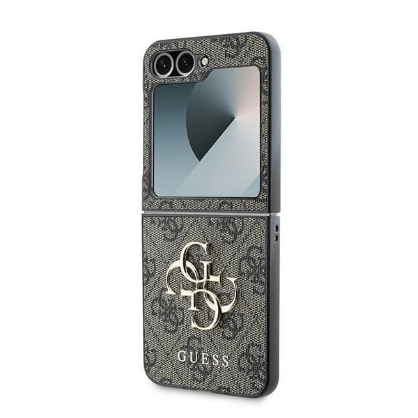 Guess Metal Logo - θήκη για Samsung Galaxy Z Flip6 - Καφέ 6