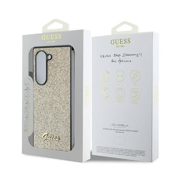 Guess 4G Glitter - θήκη για Samsung Galaxy Z Fold6 - Χρυσό 7