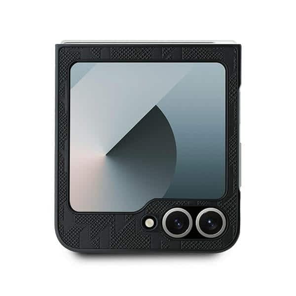 Karl Lagerfeld Saffiano Monogram Head Pin - θήκη για Samsung Galaxy Z Flip6 - Μαύρο 3