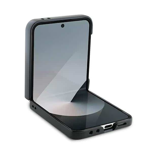 Karl Lagerfeld Saffiano Monogram Head Pin - θήκη για Samsung Galaxy Z Flip6 - Μαύρο 4