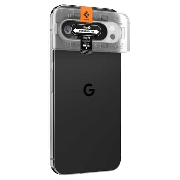 Spigen Optik.Tr Camera Google Pixel 9 Pro EZ FIT Lens 2τμχ/2pcs κρυστάλλινα διαυγές AGL08444 3
