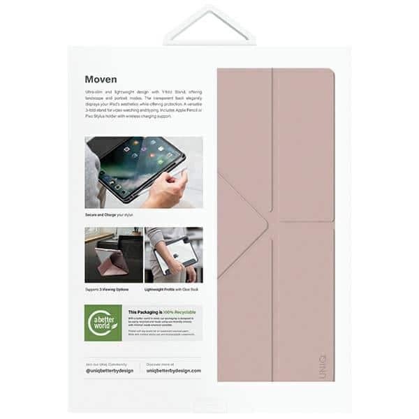 UNIQ θήκη Moven για iPad Air 13" (2024) ροζ/ροζ ρουμπίνι 8